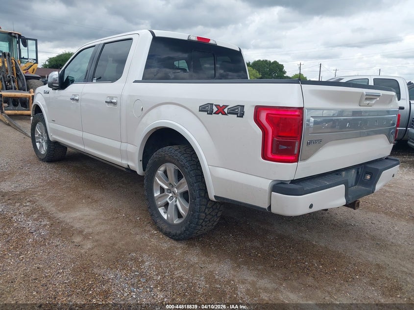 Vin: 1ftew1eg5gfc85611, lot: 45316111, ford f-150 platinum 20163