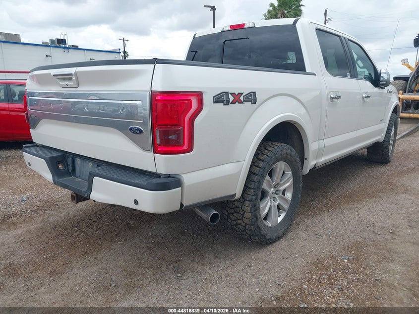 Vin: 1ftew1eg5gfc85611, lot: 45316111, ford f-150 platinum 20164