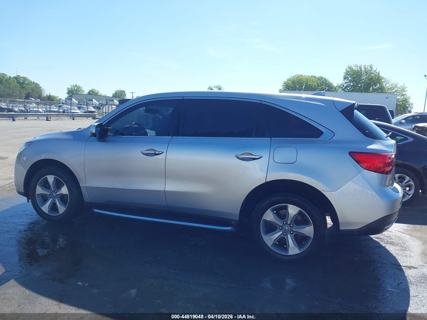 2014 Acura Mdx VIN: 5FRYD4H25EB024001 Lot: 44819048