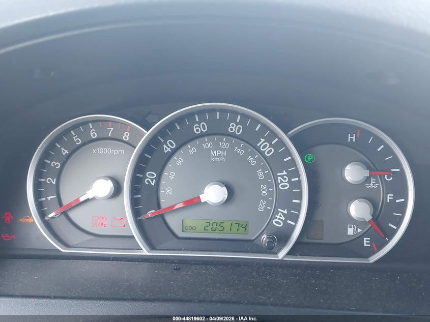 2008 Kia Sorento Lx Base VIN: KNDJD735585848835 Lot: 44819602