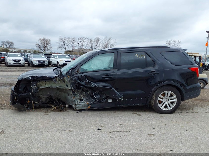 2019 Ford Explorer 3.5 Xlt black Lot 111044819679 Vin 1FM5K8D83KGA15418