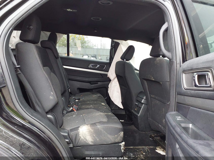 1FM5K8D83KGA15418 2019 Ford Explorer 3.5 Xlt black