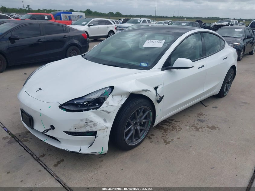 5YJ3E1EA5PF596109 2023 Tesla Model 3 Rear-Wheel Drive white