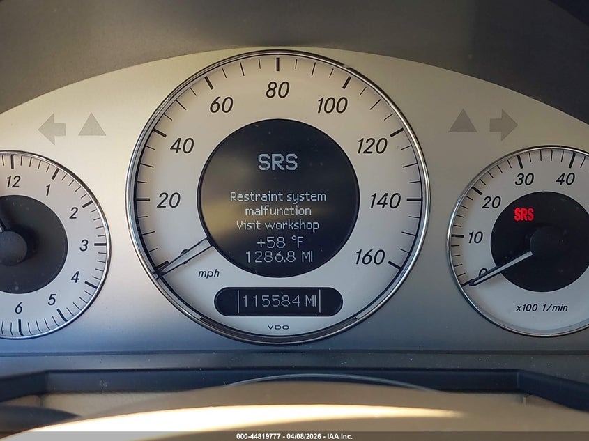 2007 Mercedes-Benz E 350 VIN: WDBUF56X07B134070 Lot: 44819777