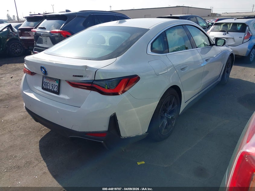 Vin: wby23hd08sft98632, lot: 45317059, bmw i4 gran coupe edrive40 20254