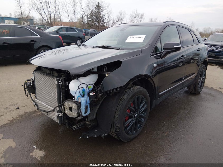 Vin: 1gykngrs5sz142733, lot: 45317077, cadillac xt5 awd sport 20252