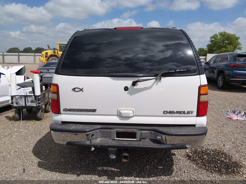 2001 Chevrolet Suburban 1500 Lt VIN: 3GNEC16T21G249960 Lot: 44819830