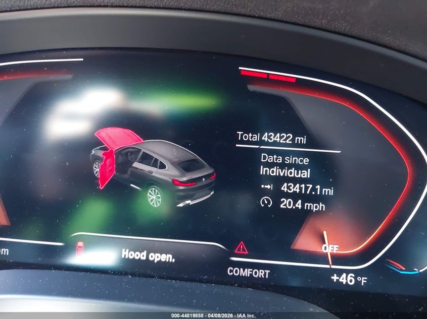 2022 BMW X4 xDrive30I VIN: 5UX33DT02N9L33776 Lot: 44819858