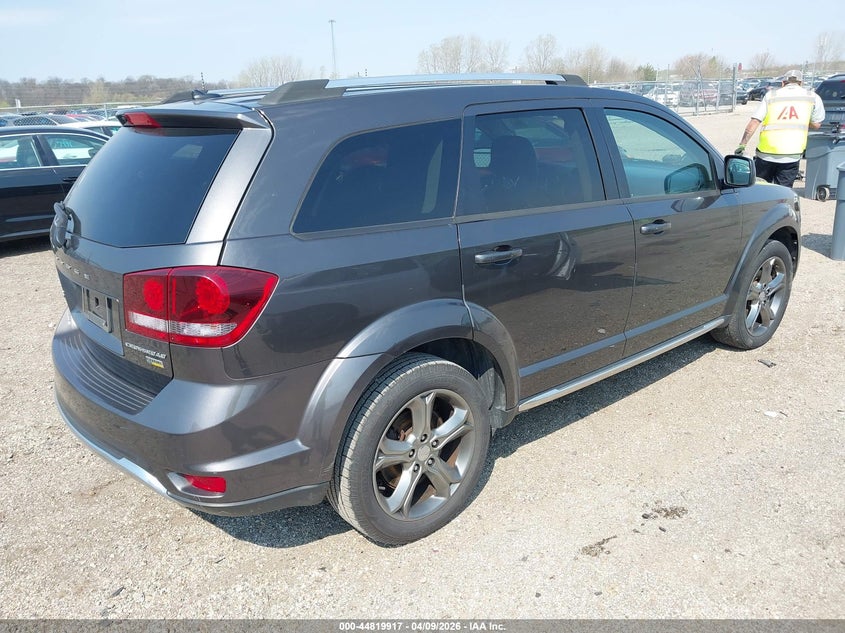 3C4PDCGG0HT553916 2017 Dodge Journey 3.6 Crossroad Plus grey