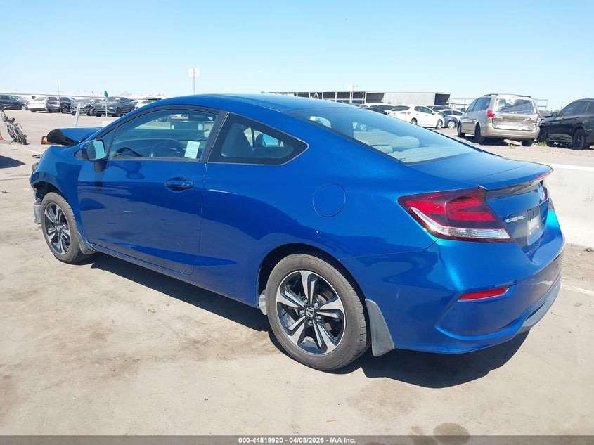 2015 Honda Civic 1.8 Ex Blue Lot 111044819920 Vin 2HGFG3B89FH514607