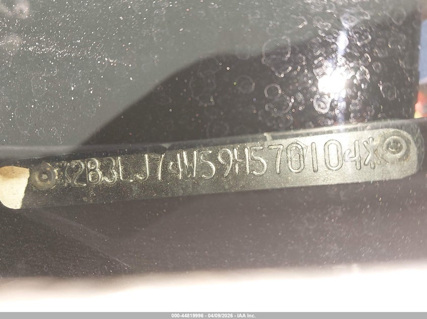 2009 Dodge Challenger Srt8 VIN: 2B3LJ74W59H570104 Lot: 44819996