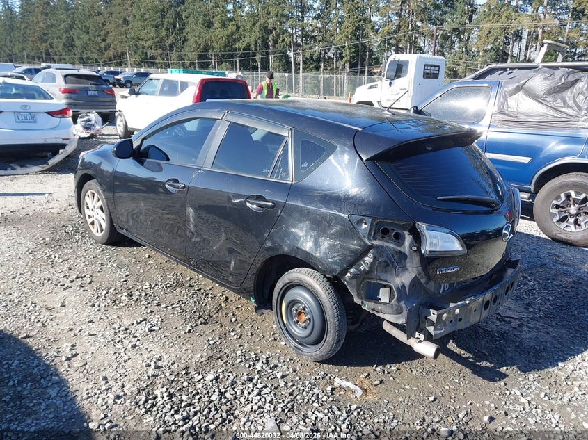 2012 Mazda 3 2.0 I Touring black Lot 111044820032 Vin JM1BL1L86C1631518