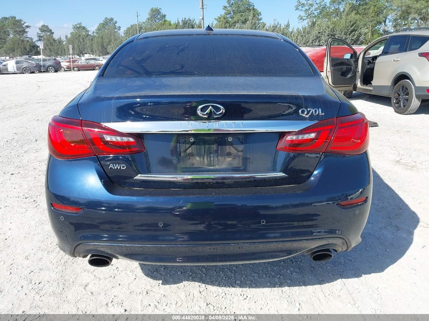 2018 Infiniti Q70L 3.7X Luxe VIN: JN1BY1PR6JM370362 Lot: 44820038