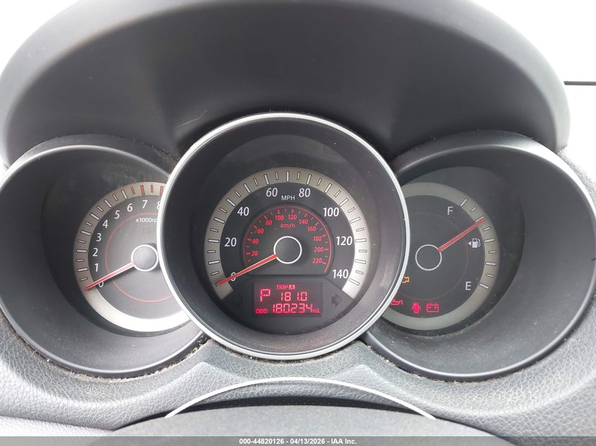 2010 Kia Forte Ex VIN: KNAFU4A22A5205231 Lot: 44820126