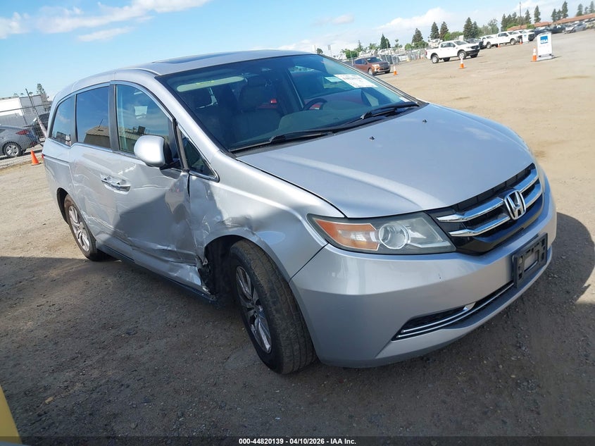 Vin: 5fnrl5h66fb090494, lot: 45317411, honda odyssey ex-l 2015 img_1