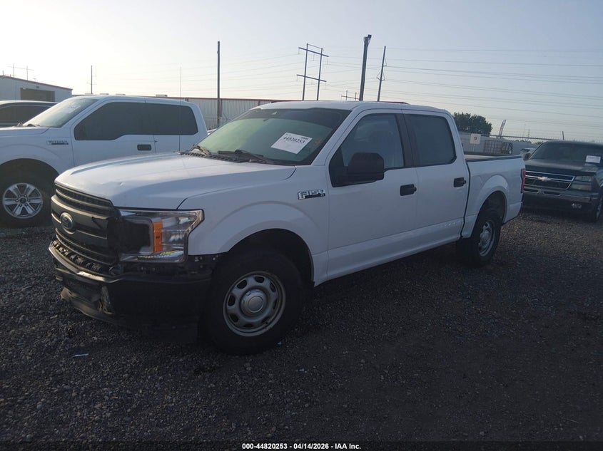 2019 Ford F-150 3.3 Xl white Lot 111044820253 Vin 1FTEW1CB3KKD75587