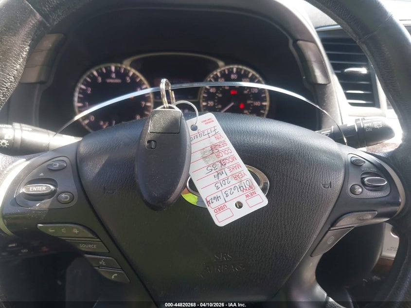 2013 Infiniti Jx35 VIN: 5N1AL0MM7DC307366 Lot: 44820268