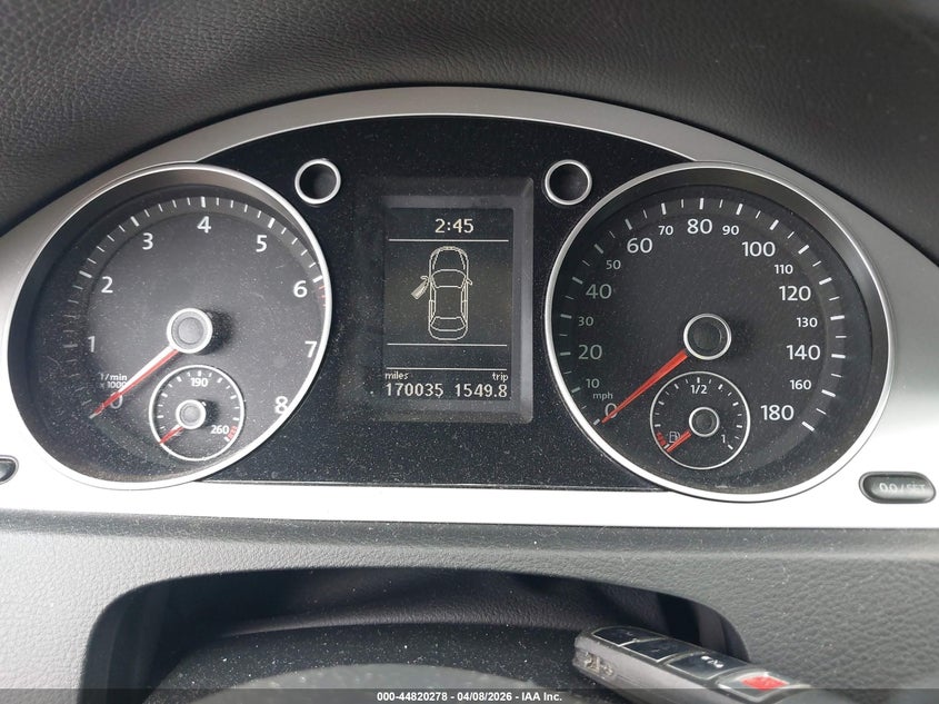 2010 Volkswagen Cc Sport VIN: WVWMN7AN5AE555701 Lot: 44820278