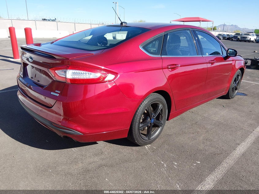 2016 Ford Fusion 1.5 Se red Lot 111044820302 Vin 3FA6P0HD4GR116248