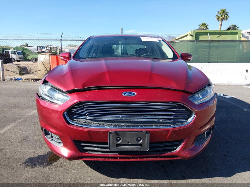 2016 Ford Fusion 1.5 Se red Lot 111044820302 Vin 3FA6P0HD4GR116248