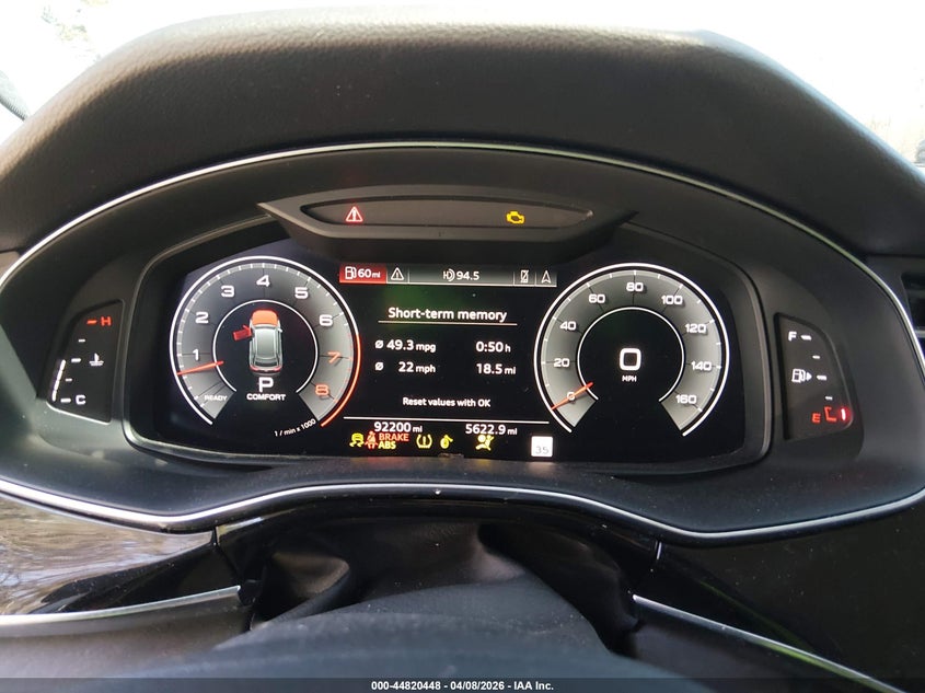 2019 Audi Q8 55 Premium VIN: WA1BVAF16KD007265 Lot: 44820448