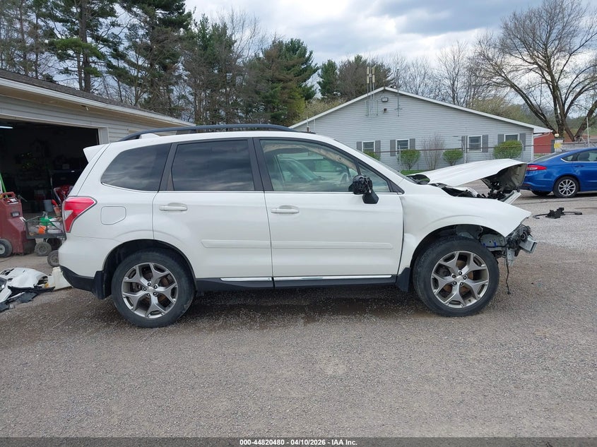2016 Subaru Forester 2.5 2.5I Touring white Lot 111044820480 Vin JF2SJAXC4GH525569