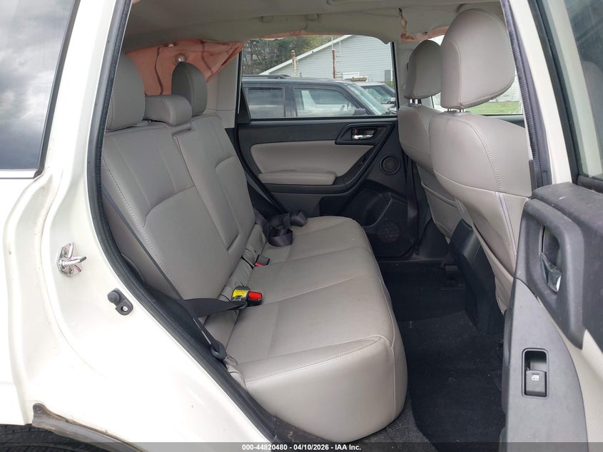 2016 Subaru Forester 2.5 2.5I Touring white Lot 111044820480 Vin JF2SJAXC4GH525569
