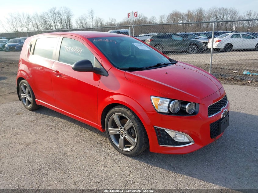 2014 Chevrolet Sonic Rs Manual