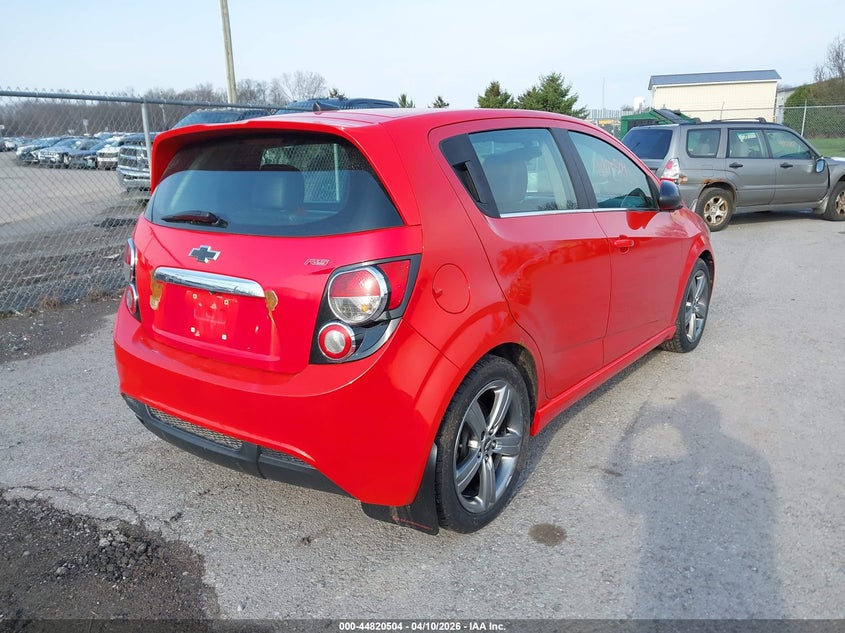 2014 Chevrolet Sonic Rs Manual
