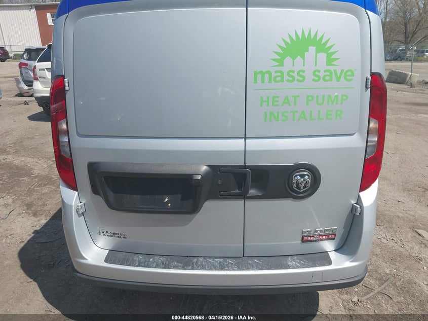 2022 Ram Promaster City Cargo Van VIN: ZFBHRFAB5N6W57430 Lot: 44820568