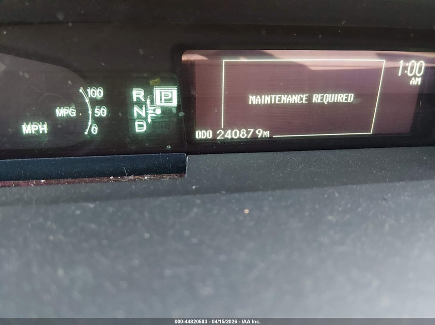 2013 Toyota Prius Three VIN: JTDKN3DUXD5626639 Lot: 44820583