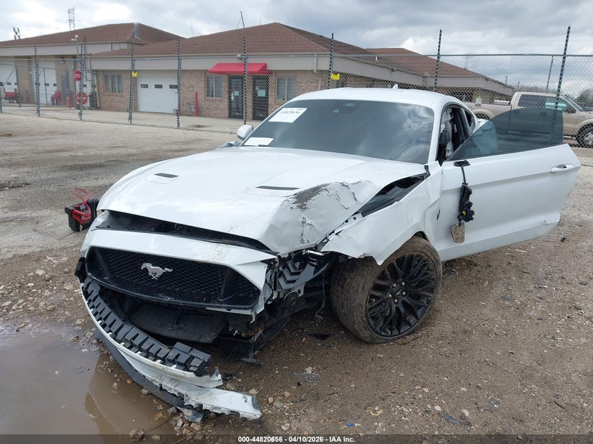2022 Ford Mustang 5.0 Gt Premium Fastback white Lot 111044820656 Vin 1FA6P8CF7N5143919