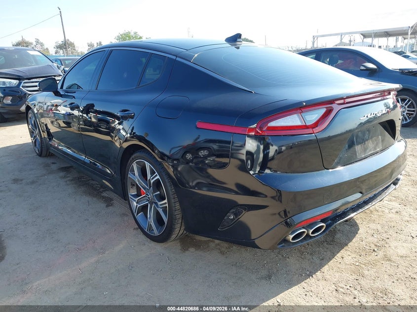 Vin: knae45lc6m6096195, lot: 45317956, kia stinger gt1 20213