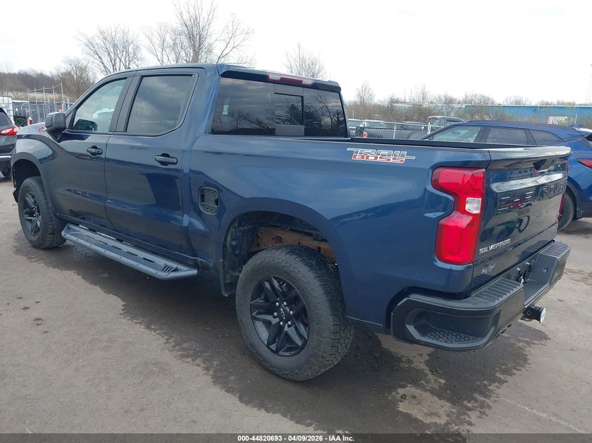 2020 Chevrolet Silverado 5.3 1500 blue Lot 111044820693 Vin 3GCPYFED2LG205034