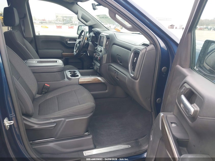 2020 Chevrolet Silverado 5.3 1500 blue Lot 111044820693 Vin 3GCPYFED2LG205034