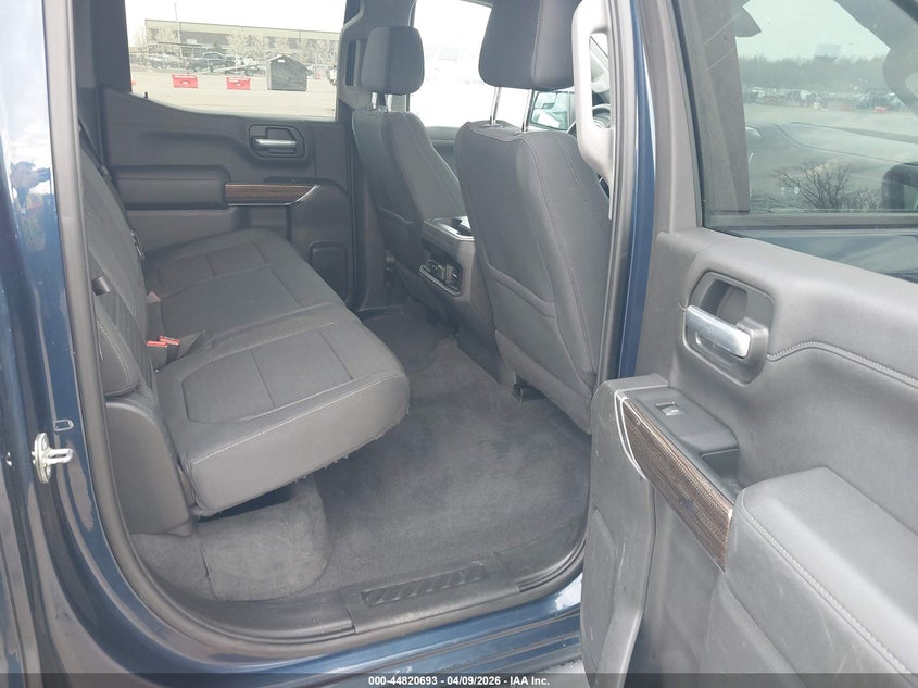 2020 Chevrolet Silverado 5.3 1500 blue Lot 111044820693 Vin 3GCPYFED2LG205034