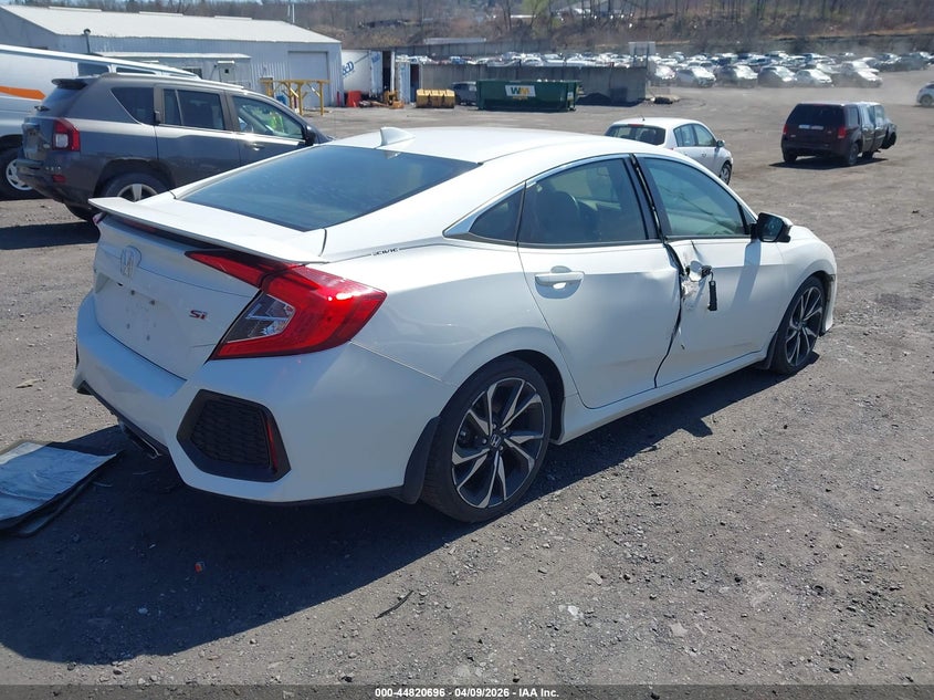 2019 Honda Civic 1.5 Si white Lot 111044820696 Vin 2HGFC1E56KH701072