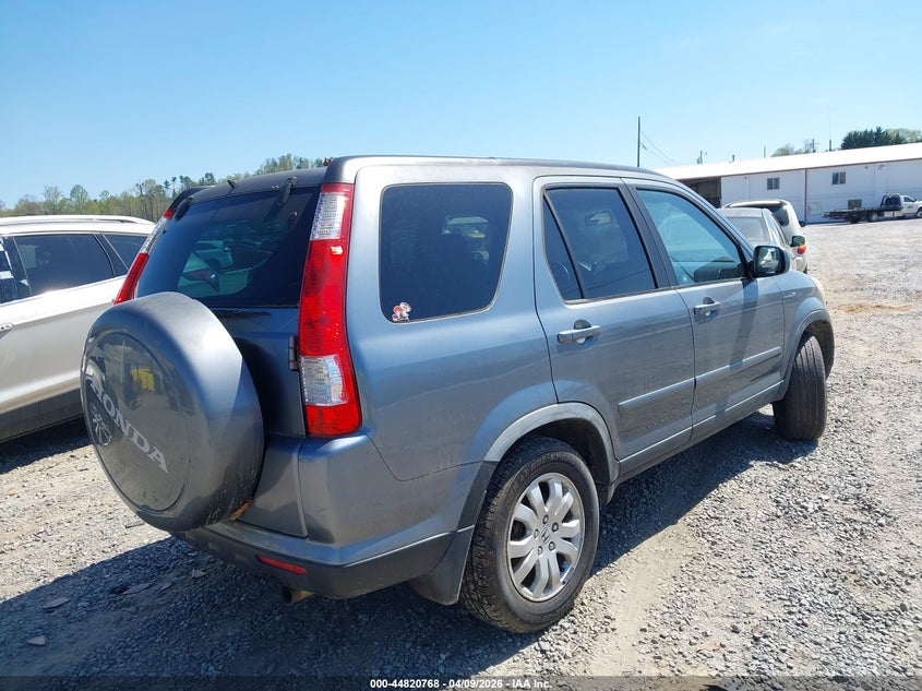 HONDA CR-V 2006 VIN SHSRD78946U421262
