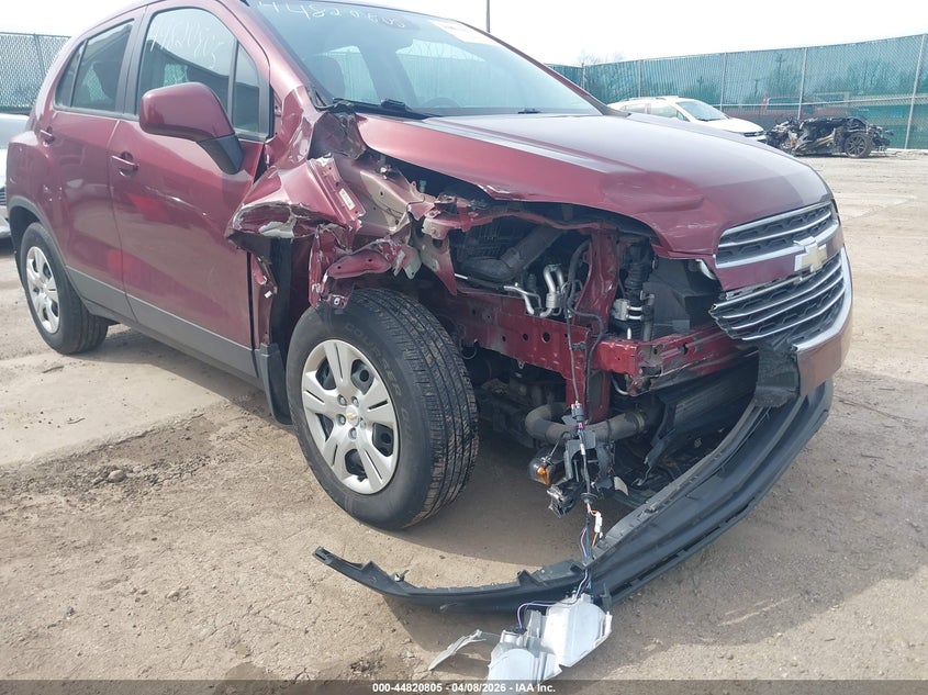 2016 Chevrolet Trax 1.4 1Ls red Lot 111044820805 Vin 3GNCJKSB8GL245850