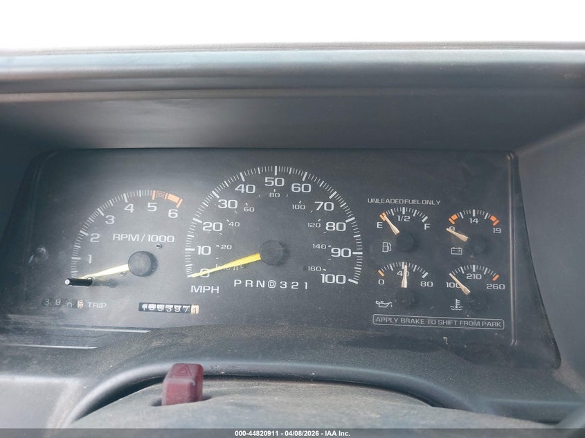 1995 Chevrolet Tahoe K1500 VIN: 3GNEK18K4SG105951 Lot: 44820911