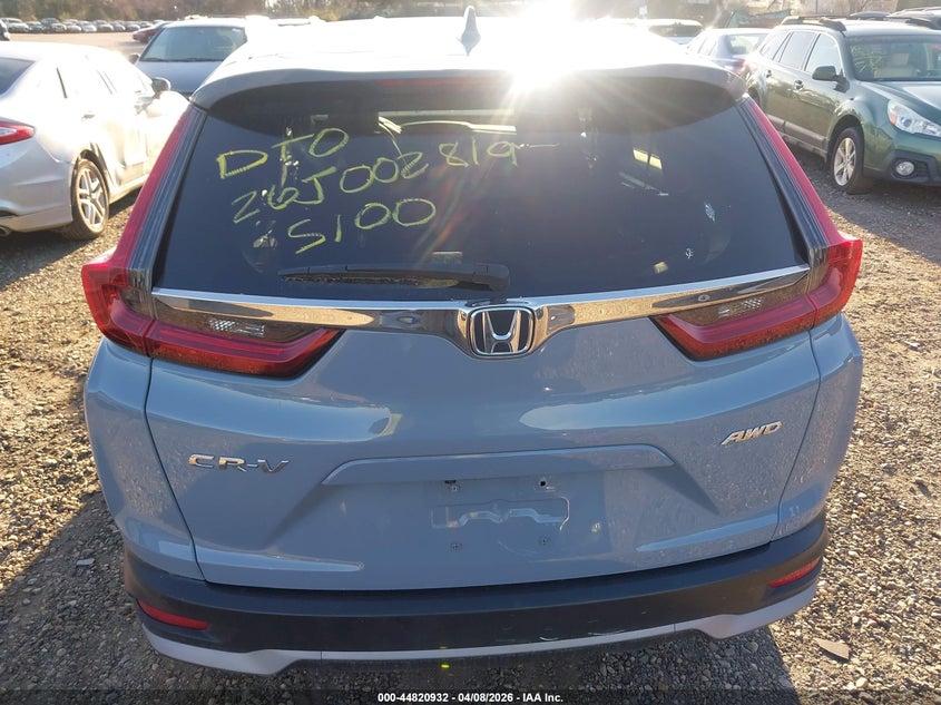 VIN 5J6RW2H53NA000751 2022 HONDA CR-V AWD EX