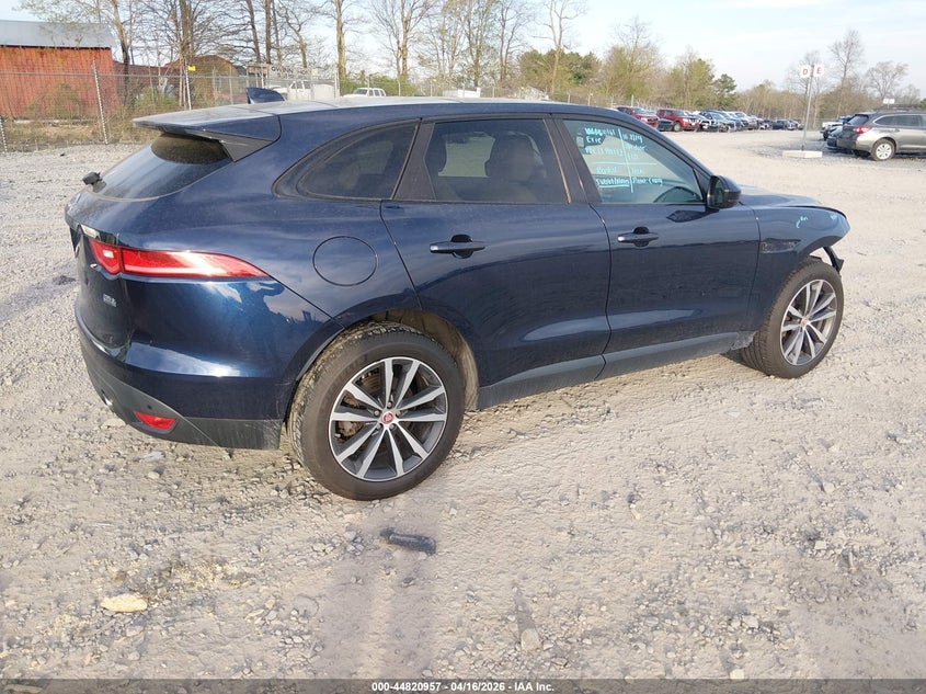 2017 Jaguar F-pace 3.0 35T Prestige blue Lot 111044820957 Vin SADCK2BV7HA896660