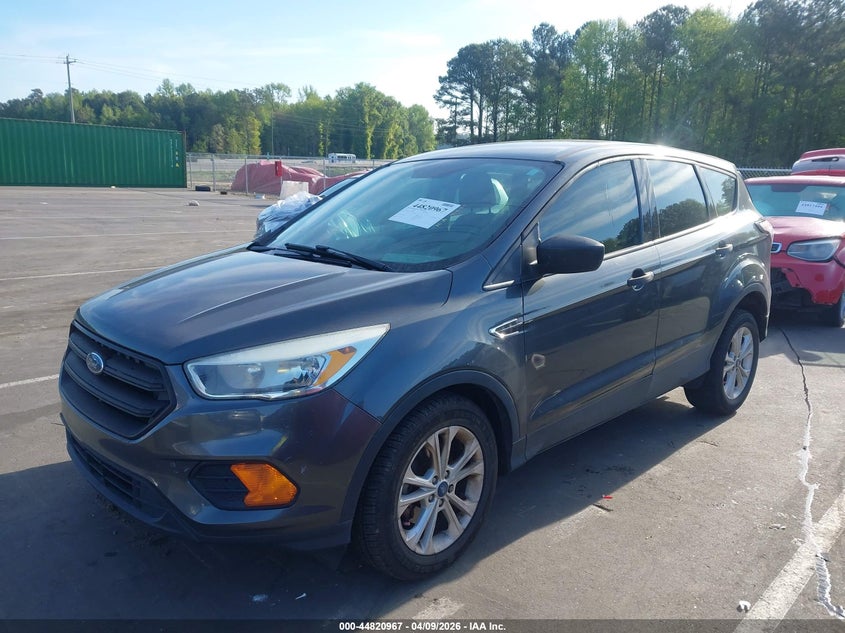 2017 Ford Escape 2.5 S grey Lot 111044820967 Vin 1FMCU0F79HUE84465