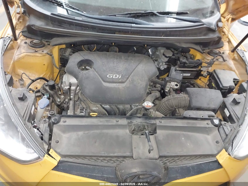 2013 Hyundai Veloster Base W/Black VIN: KMHTC6AD0DU172466 Lot: 44821048