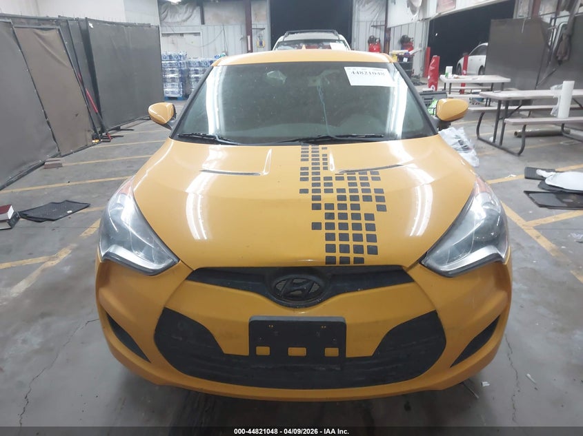 2013 Hyundai Veloster Base W/Black VIN: KMHTC6AD0DU172466 Lot: 44821048