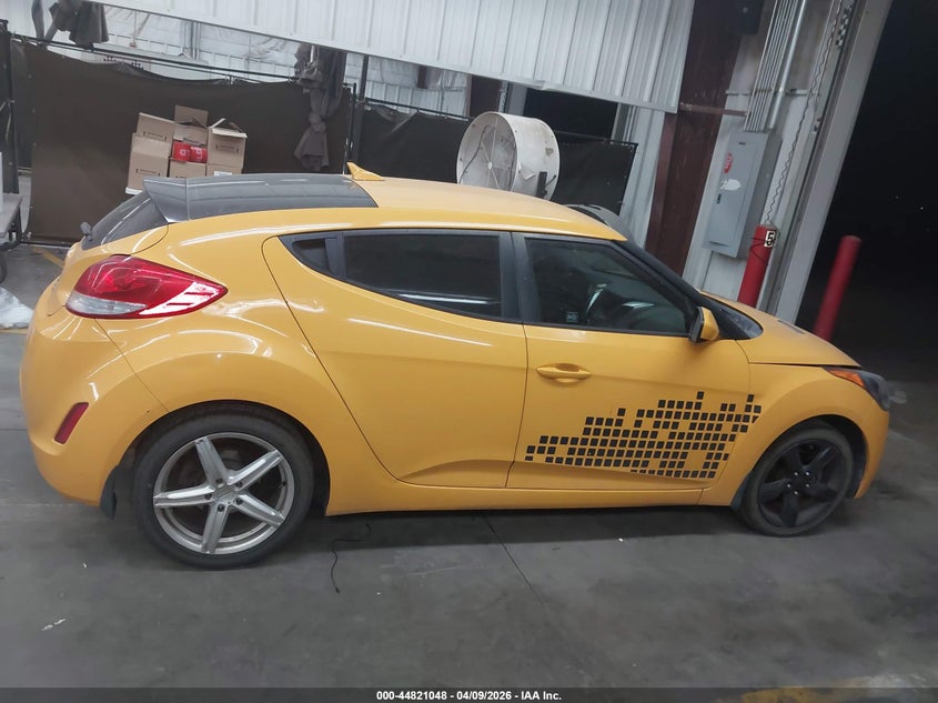 2013 Hyundai Veloster Base W/Black VIN: KMHTC6AD0DU172466 Lot: 44821048