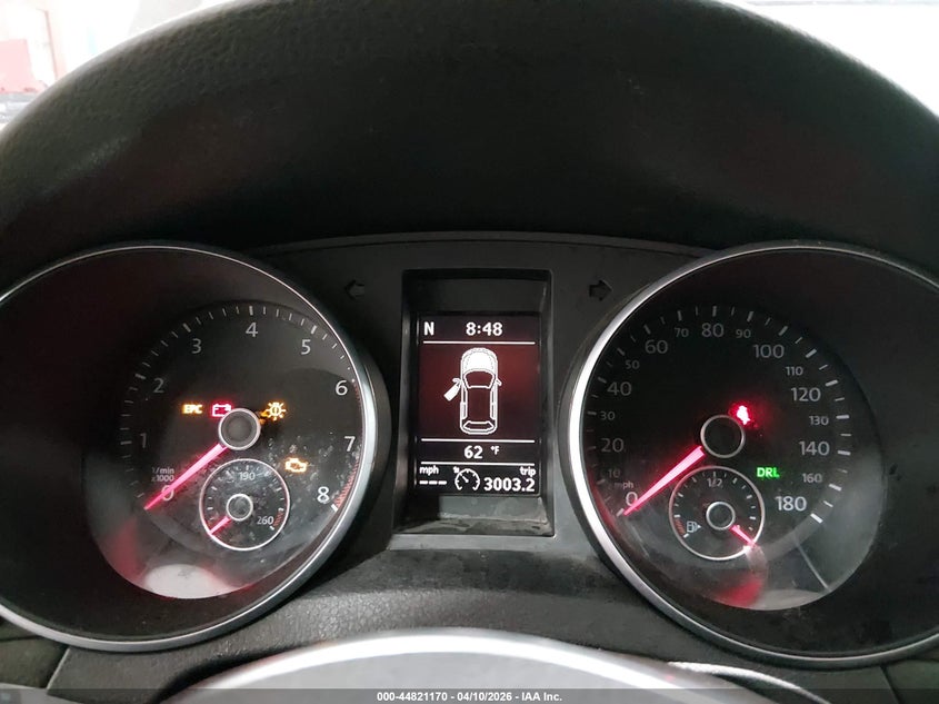 2012 Volkswagen Gti 4-Door VIN: WVWGD7AJ6CW307564 Lot: 44821170