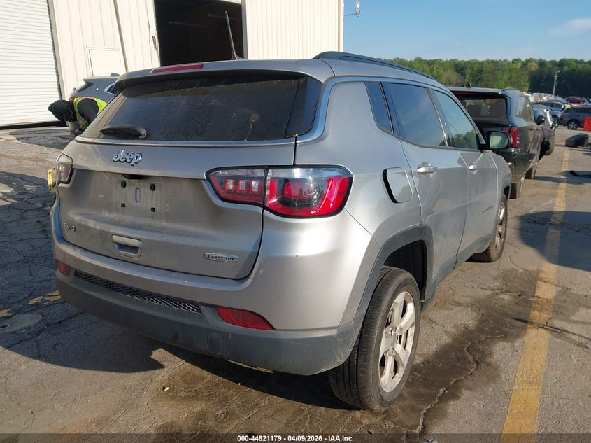 Vin: 3c4njdbb9jt373499, lot: 45318451, jeep compass latitude 4x4 20184