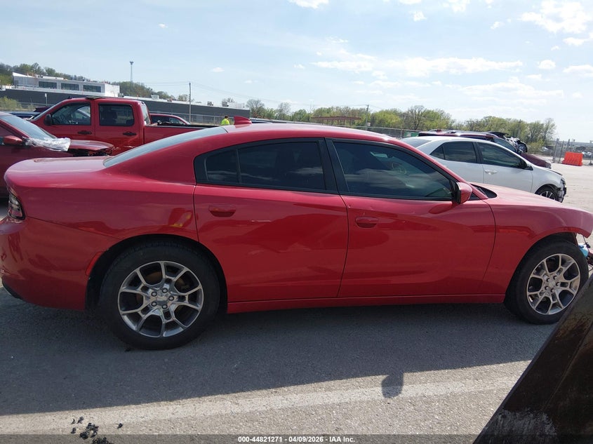 2015 Dodge Charger 3.6 Sxt red Lot 111044821271 Vin 2C3CDXJG3FH742486