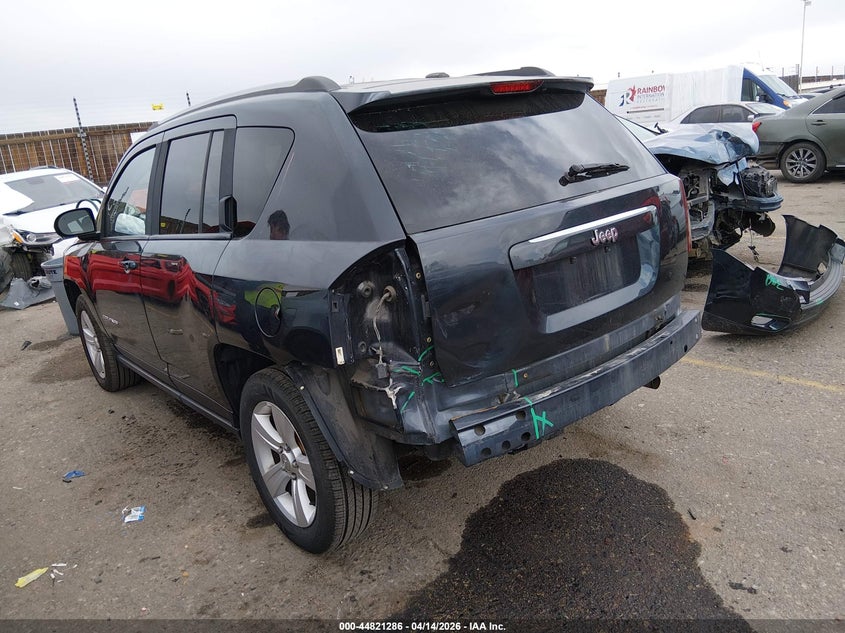 Vin: 1c4njcba6gd512679, lot: 45318558, jeep compass sport 20163